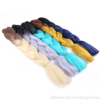 Hot sell synthetic pre stretch crochet braid synthetic hair